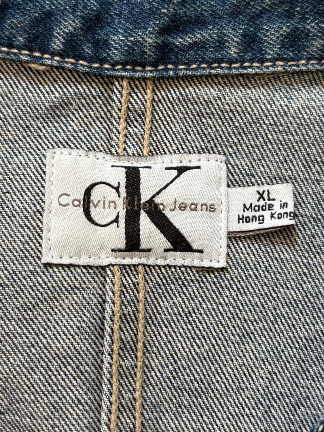 Calvin Klein Jeans 캘빈클라인 90‘s 데님 커버올 자켓  상품이미지5