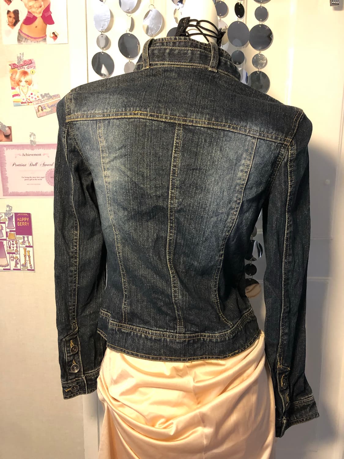 buckle y2k denim jacket 상품이미지3