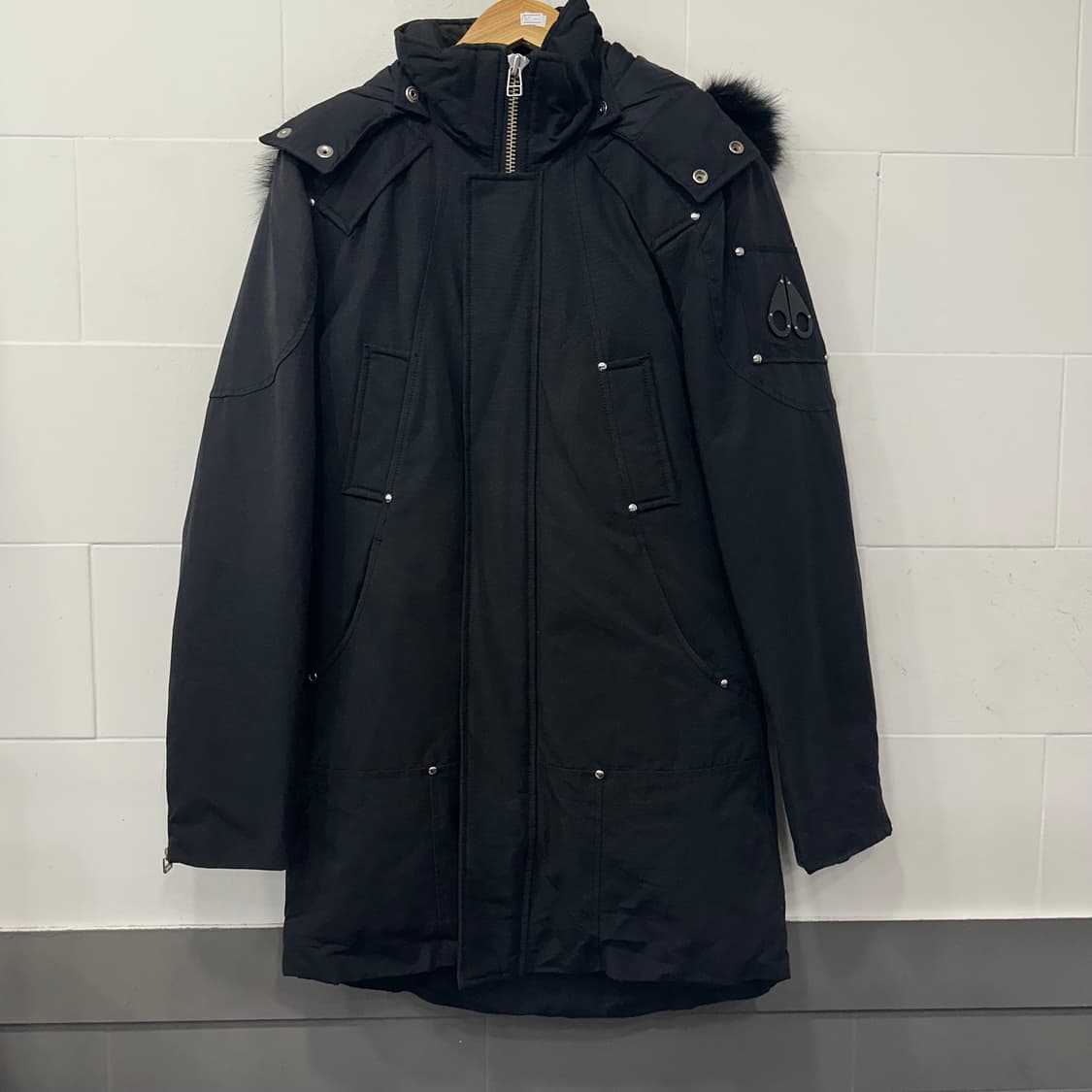 무스너클 스틸링 폭스 퍼 패딩 상품이미지1