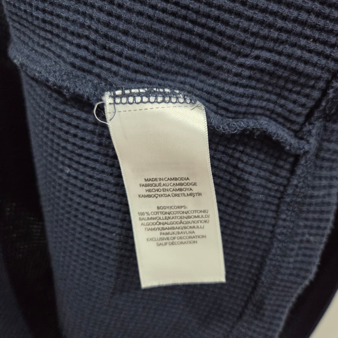 폴로랄프로렌 와플 롱슬리브 L  상품이미지4