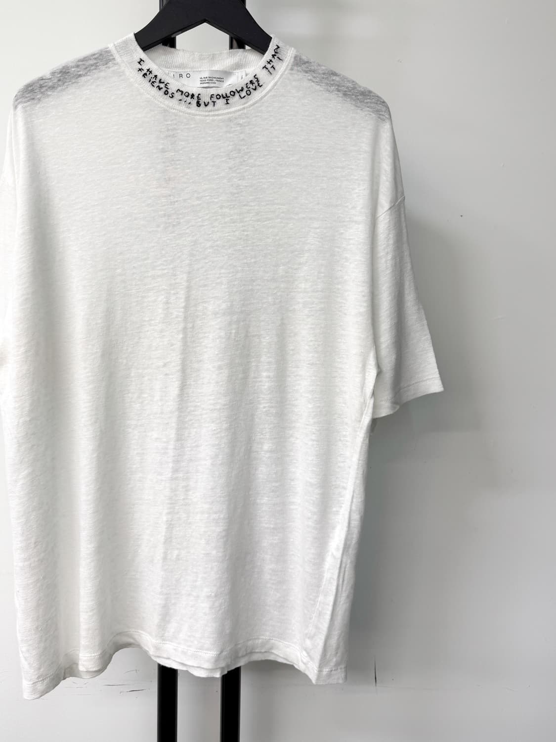 이로 19s/s 넥 레터링 로고 티셔츠 상품이미지2