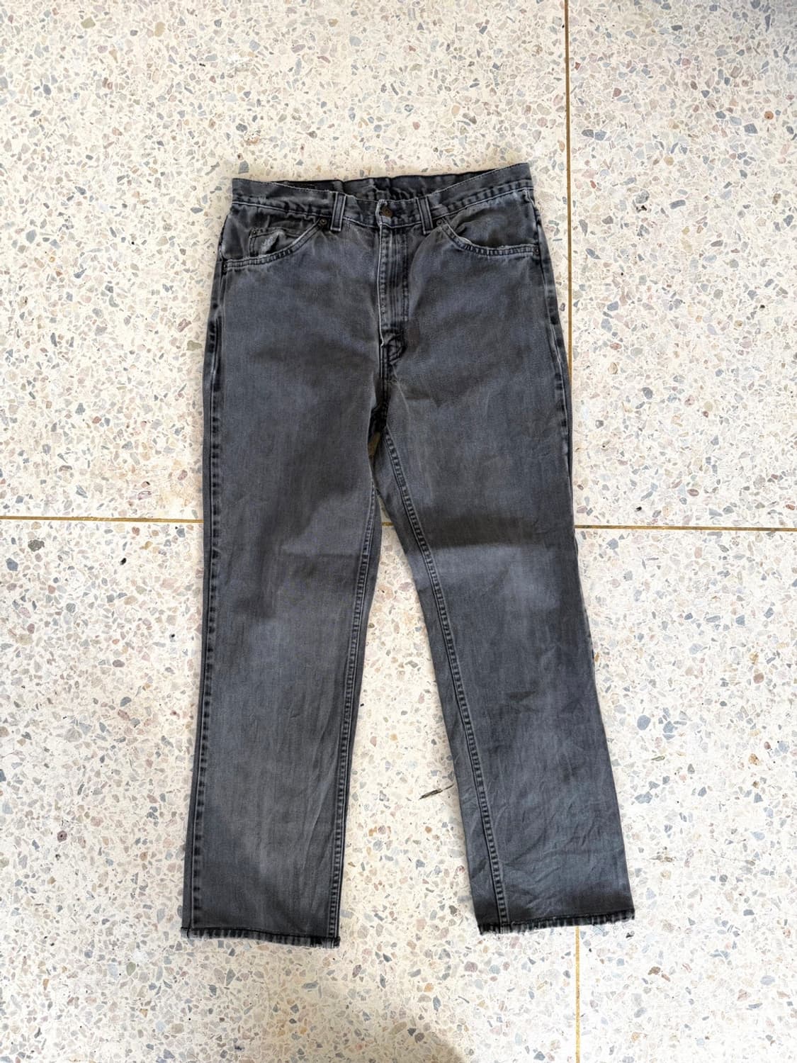 90‘s 리바이스 212 흑청 오렌지탭  상품이미지4