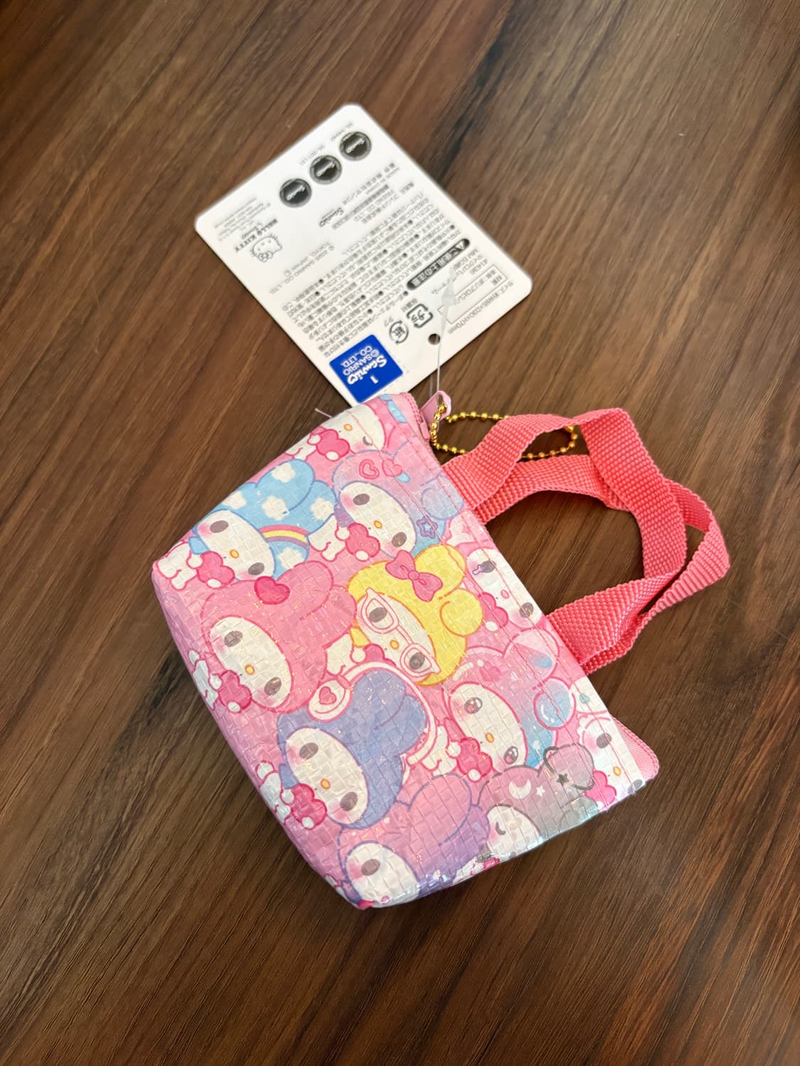 마이멜로디 50주년 미니 가방 키링 상품이미지1