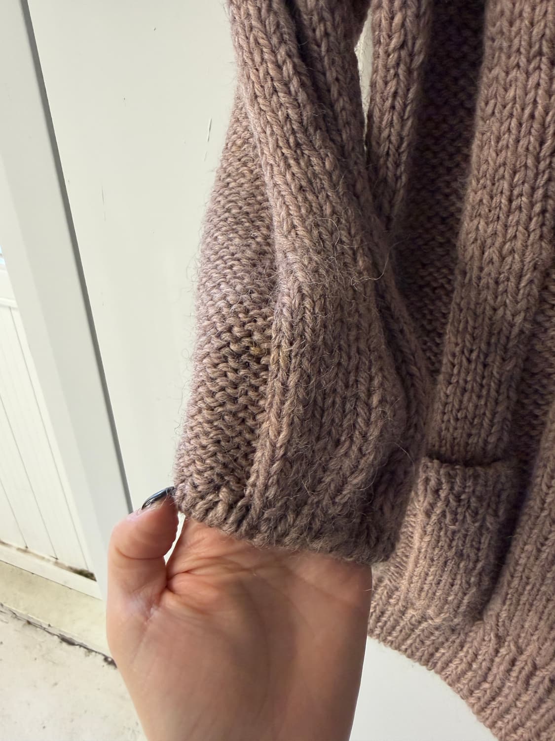 일본빈티지 헤비울 숄카라 가디건 스웨터 상품이미지8