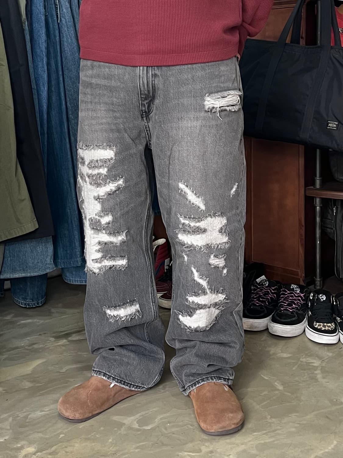 XLARGE 엑스라지 블랙 데님팬츠 36 상품이미지1