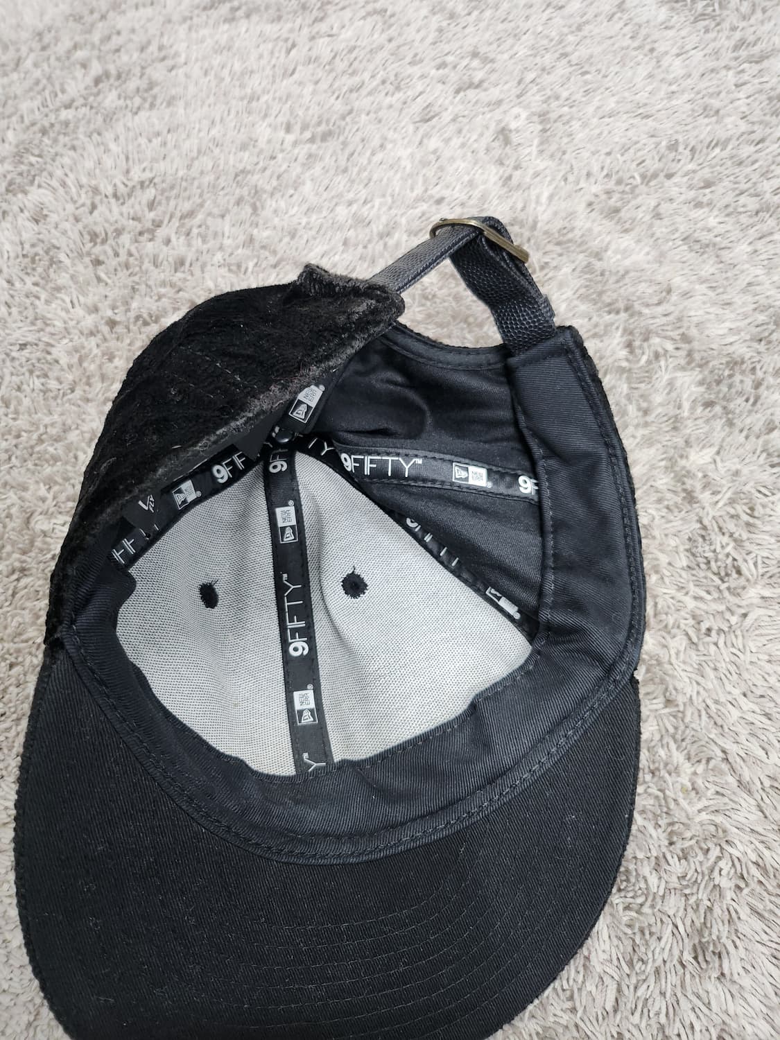 뉴에라 9FIFTY 블랙 캡 S-M 상품이미지6