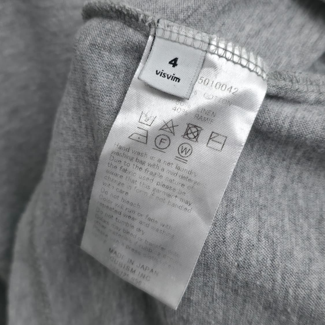 [4,L] 비즈빔 그레이 포켓 반팔티 상품이미지7