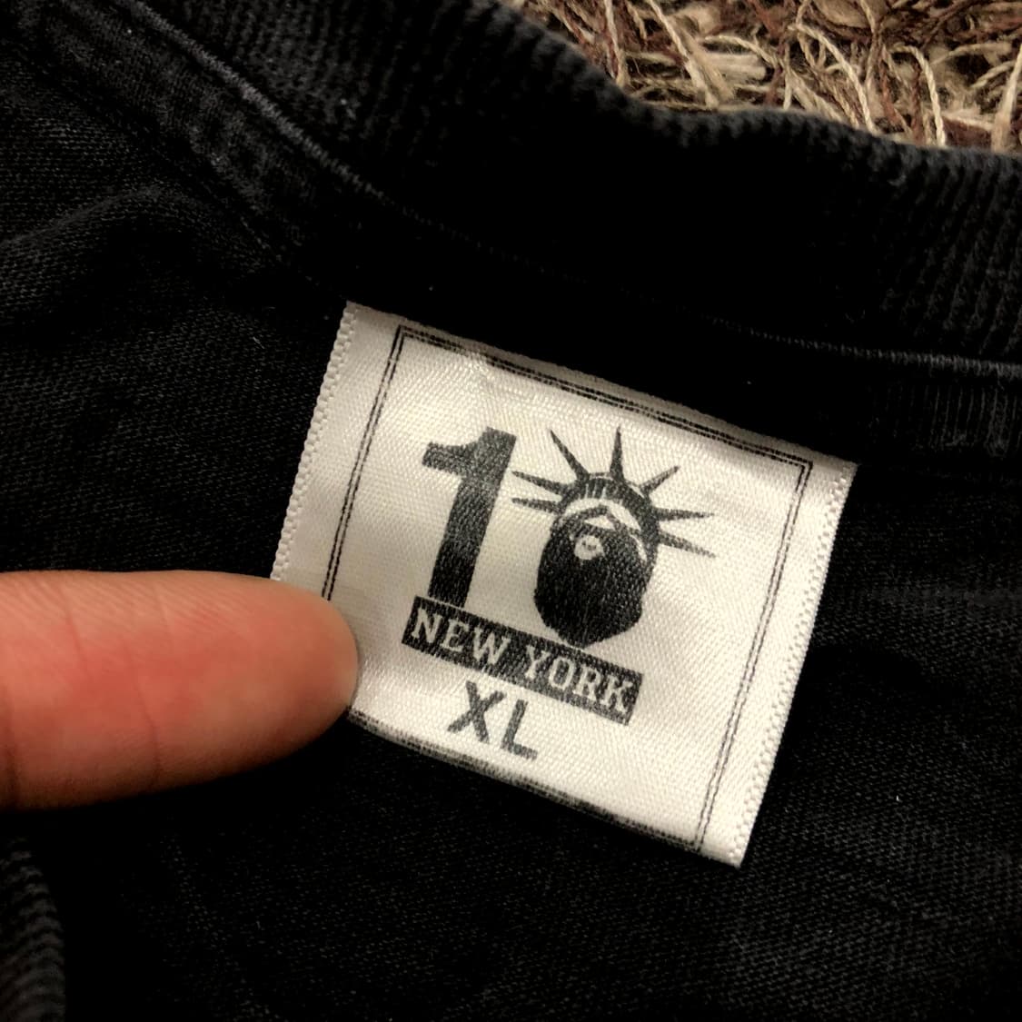  XL 베이프 X RSVP 갤러리 10주년 반팔 티셔츠 상품이미지3