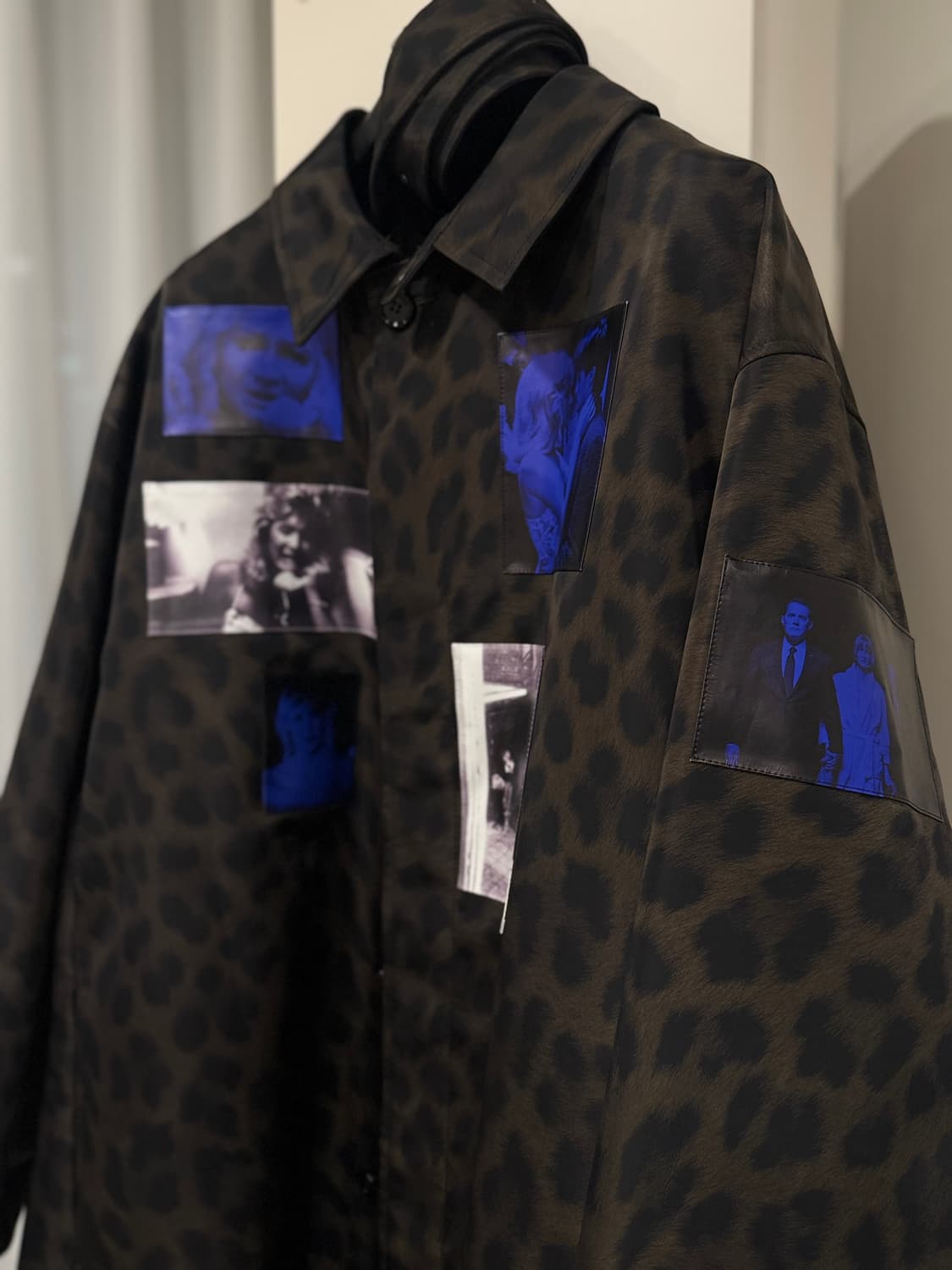 라프시몬스 19FW 블루벨뱃 레오파드 카코트 46사이즈 상품이미지8