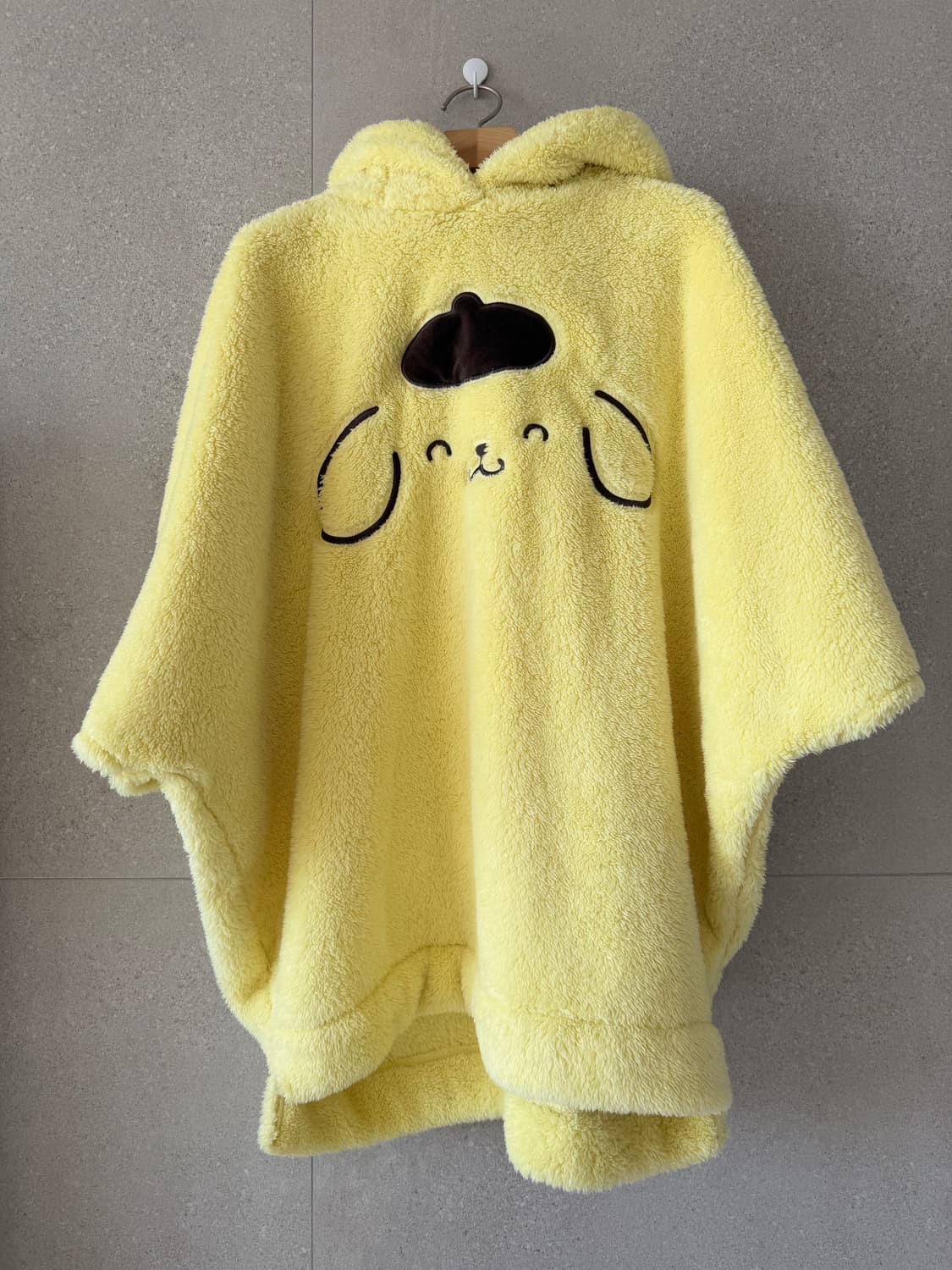 일본 폼푸린 플리스 후드 풀오버 오버핏 상품이미지1