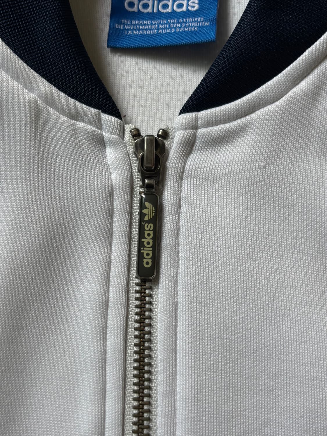 Adidas 아디다스 슈퍼스타 화이트 네이비 유넥 져지 상품이미지8