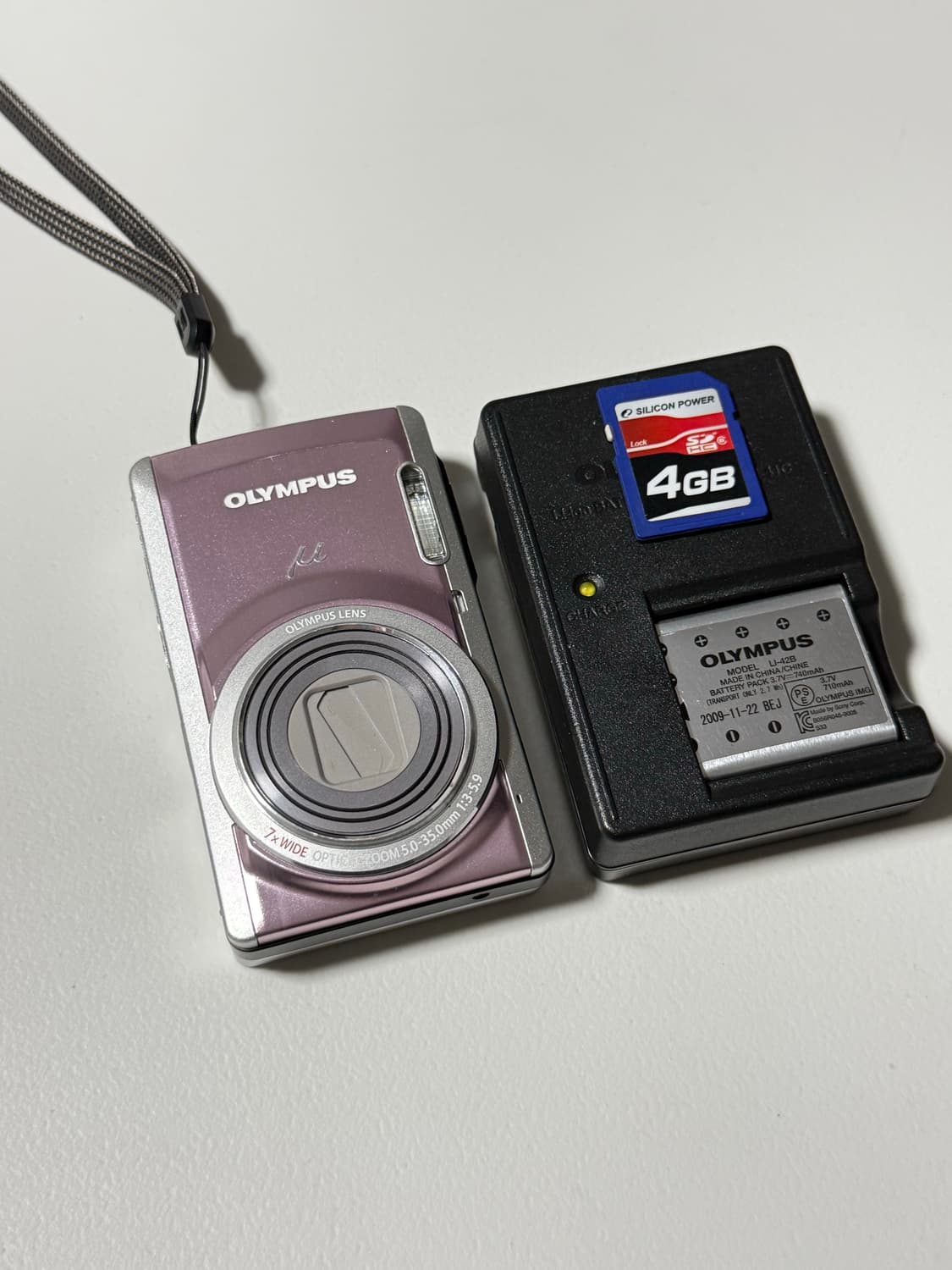 하투하 디카 올림푸스 뮤 7040 초 레어 핑크 상품이미지5