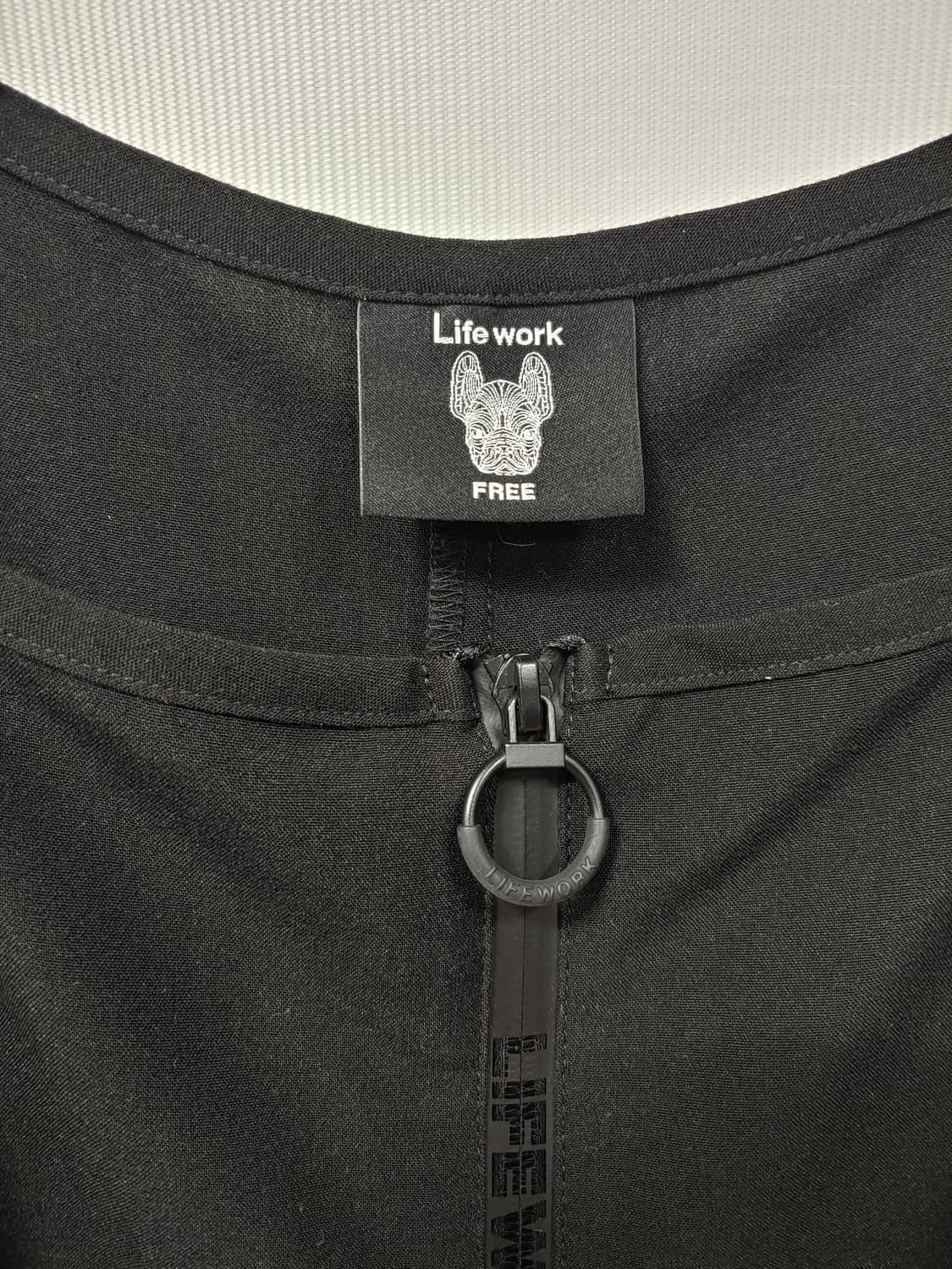 라이프워크 블랙 멜빵 점프수트 F 상품이미지3