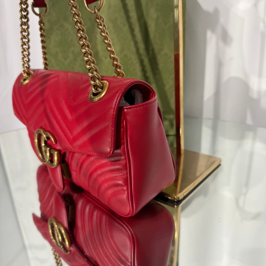 구찌 마몬트 마틀라세 미디움 숄더백 상품이미지7