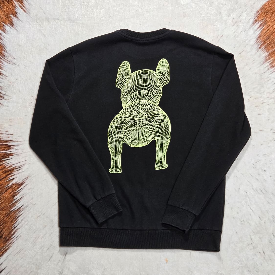 라이프워크 블랙 맨투맨 상품이미지4