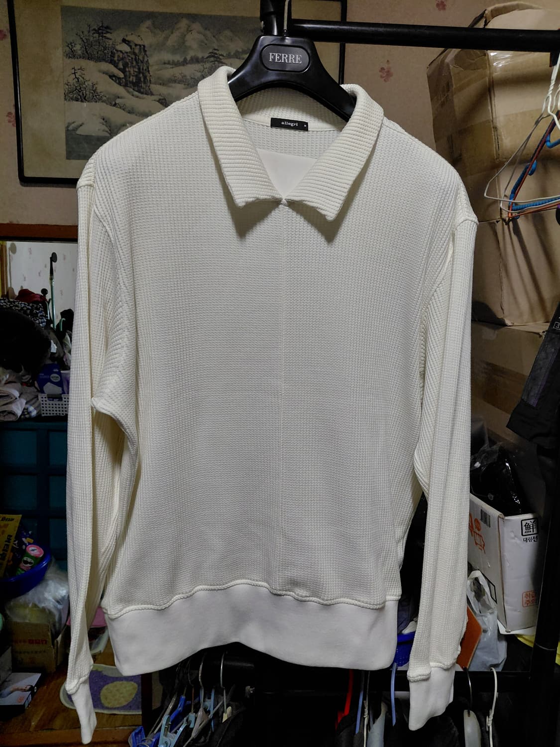 [알레그리]테리 카라 맨투맨 M(100~105)사이즈 상품이미지10