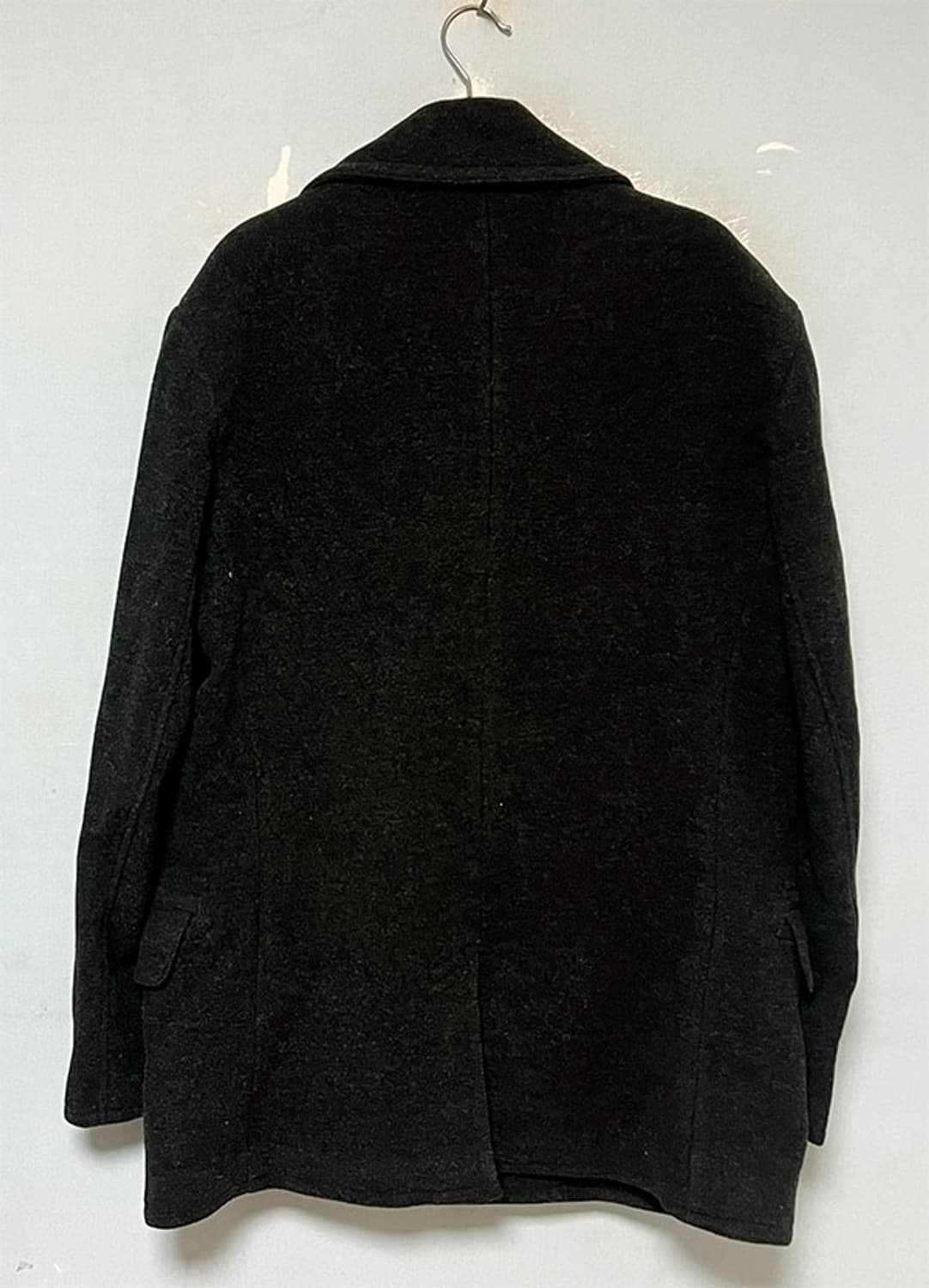 POLO 폴로 남자 울자켓 하프코트 차콜 단추각인 L 100 상품이미지2