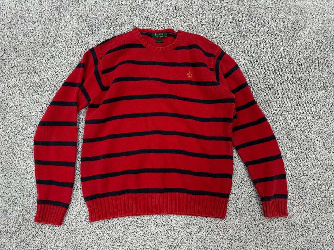 폴로 랄프로렌 단가라 니트 상품이미지1