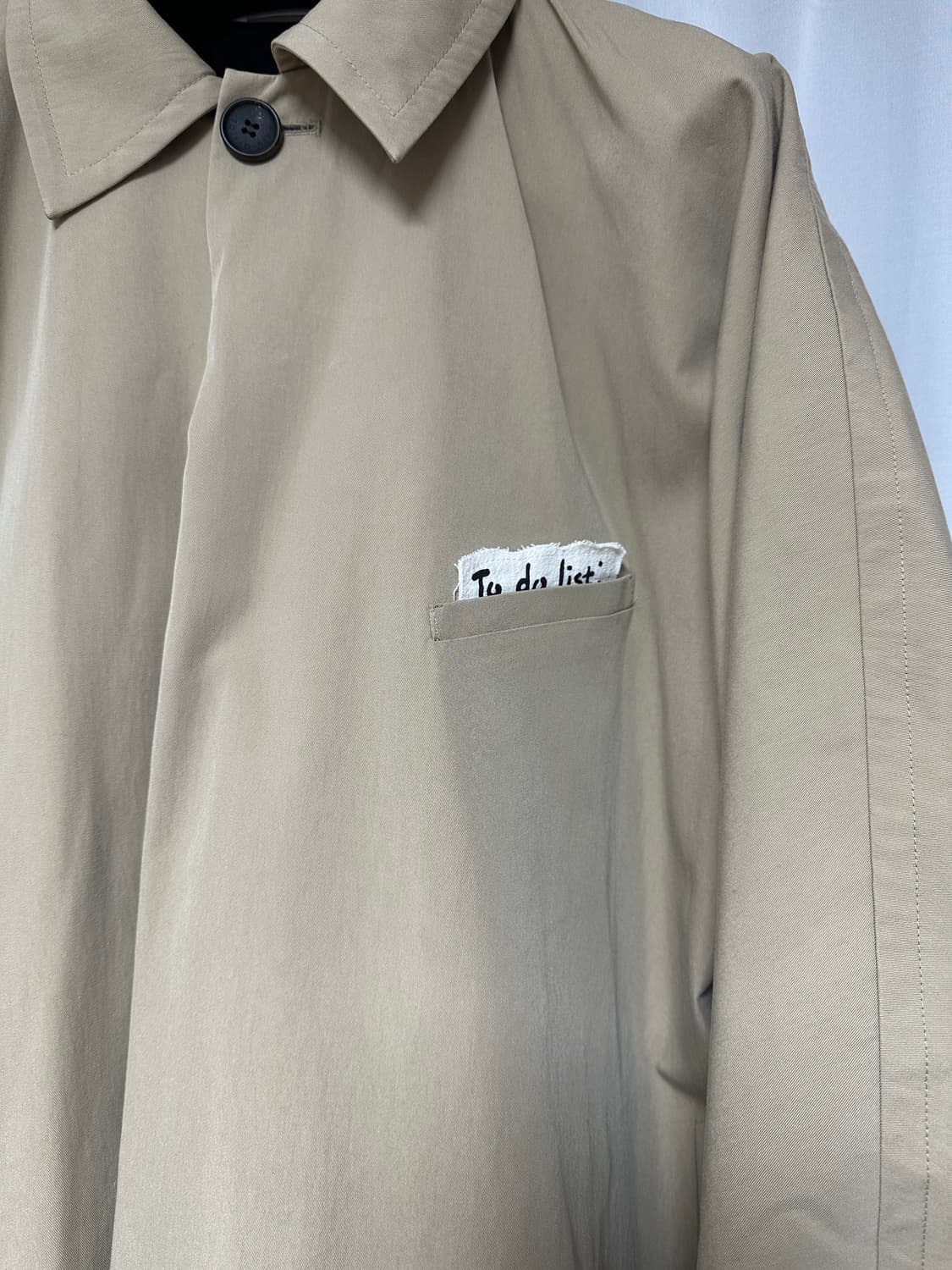 [L] STU 돌먼 코트 베이지 상품이미지3