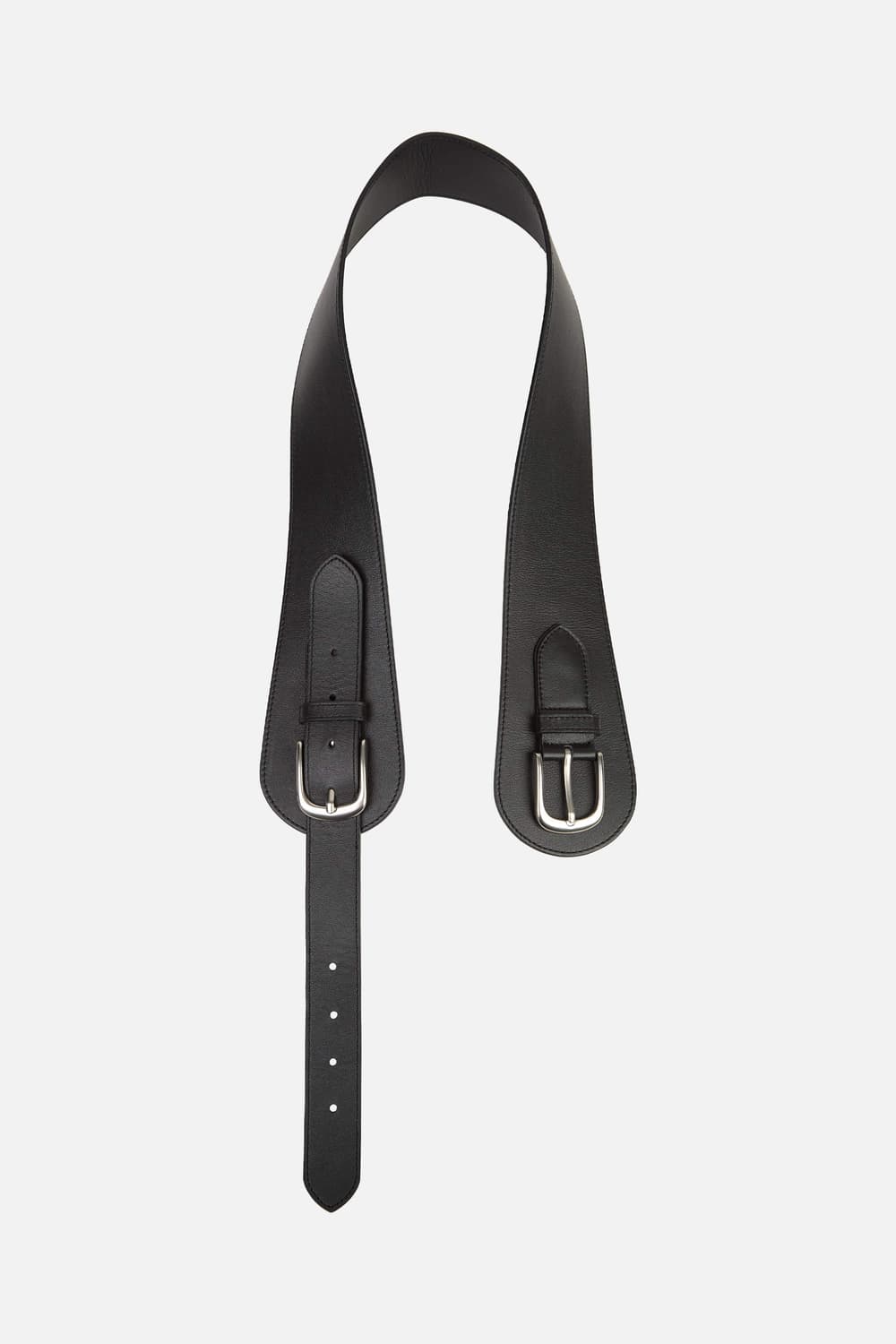 세릭 Cerric Buckle Curve Belt / Black 상품이미지1