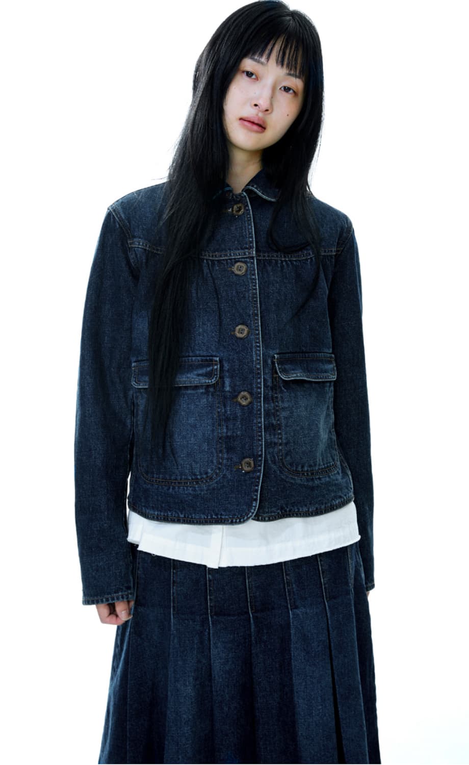 구해요!!) 코이세이오 청 셋업 청자켓 청치마 2사이즈 상품이미지2