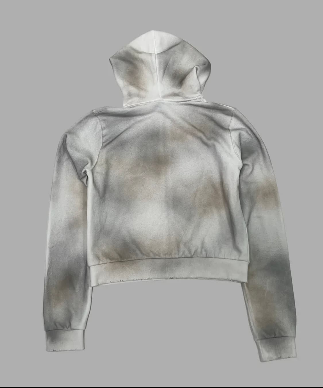 L) 225 워시드 드래곤 크롭 후드집업 상품이미지2