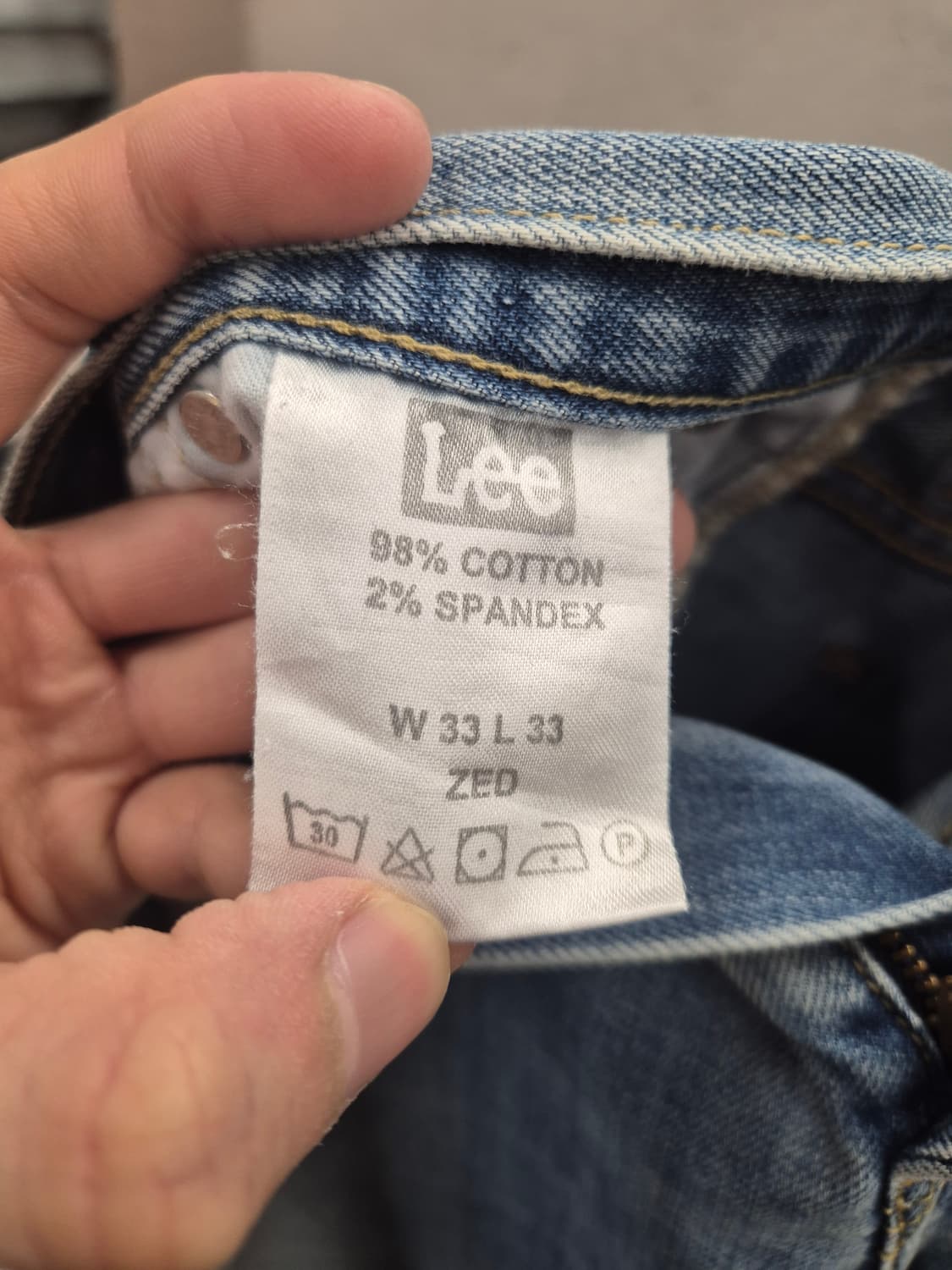 Lee 연한청바지 W33 L33 상품이미지6