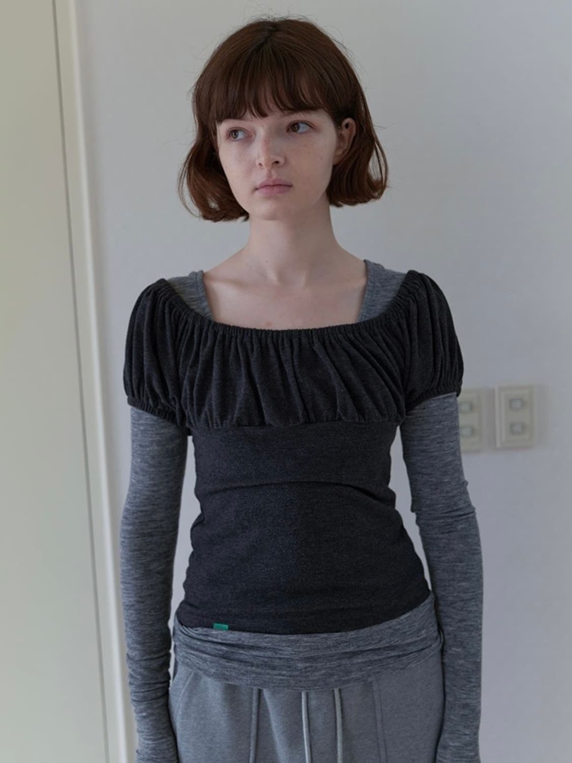 노컨텐츠 셔링레이어드티 상품이미지1