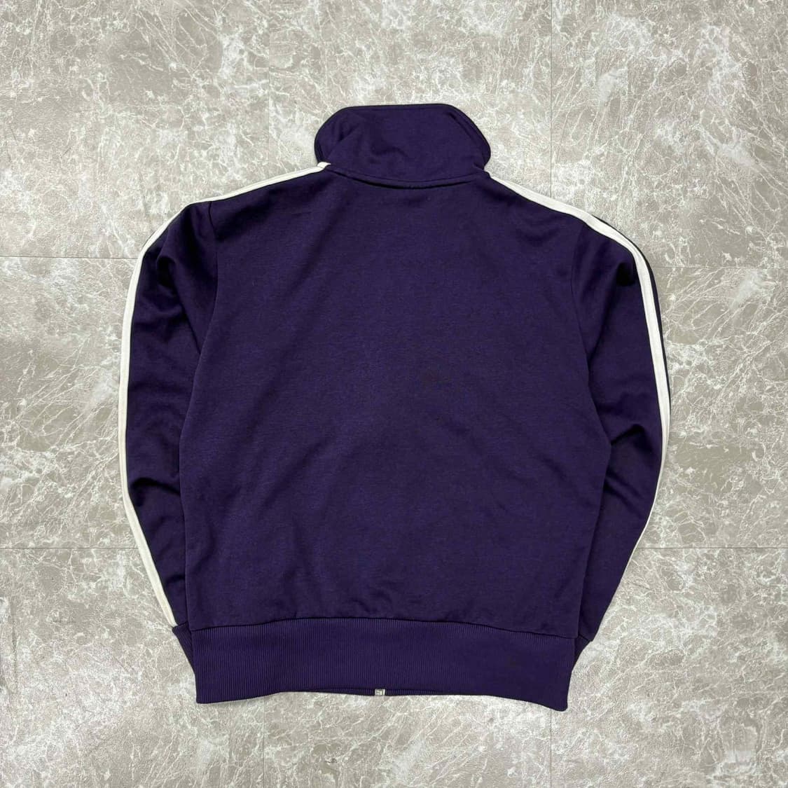 아디다스 걸즈 퍼플 삼선 트랙탑 희귀져지(90) 상품이미지3