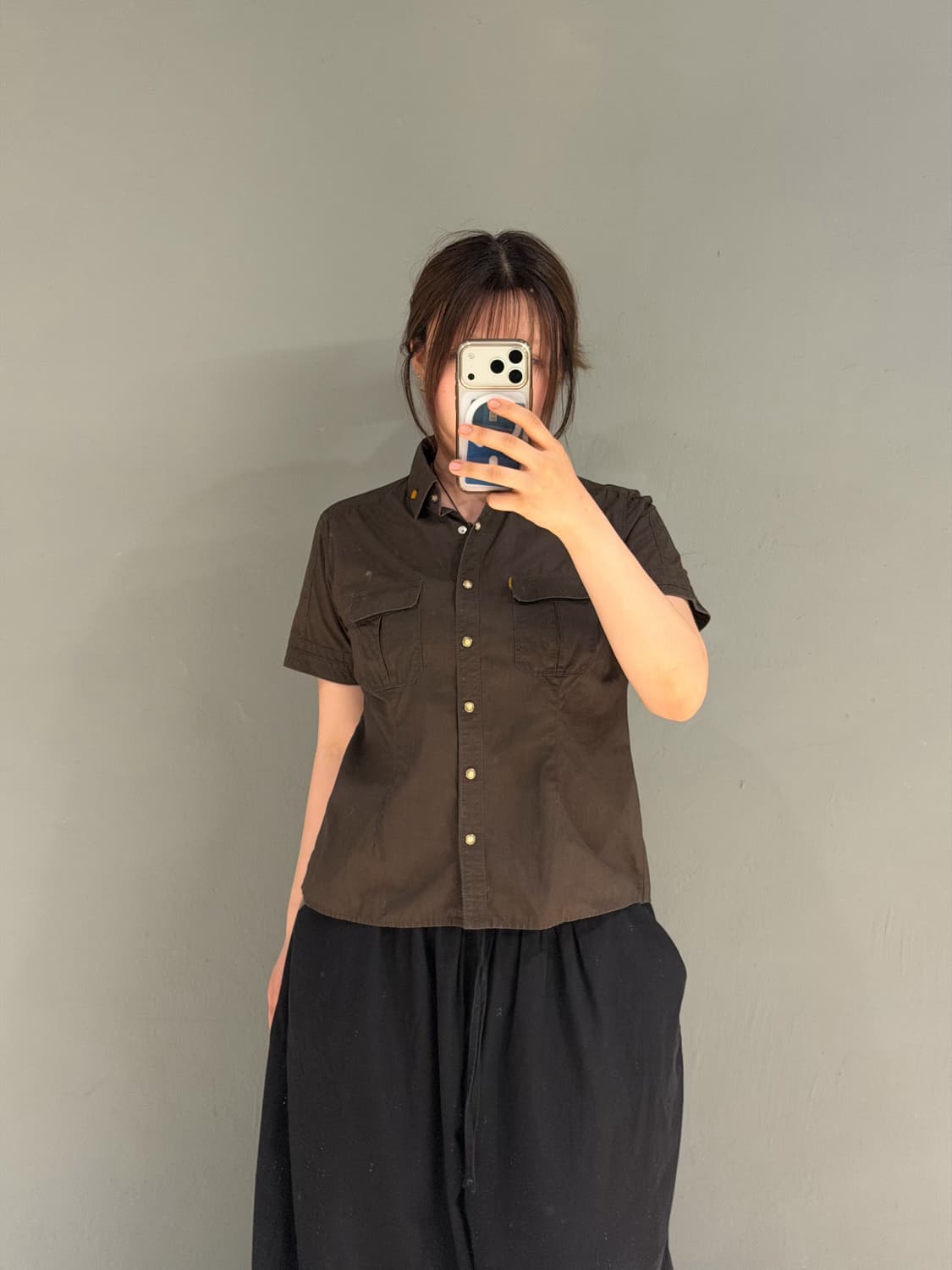 Eastboy pocket detail shirt 상품이미지2