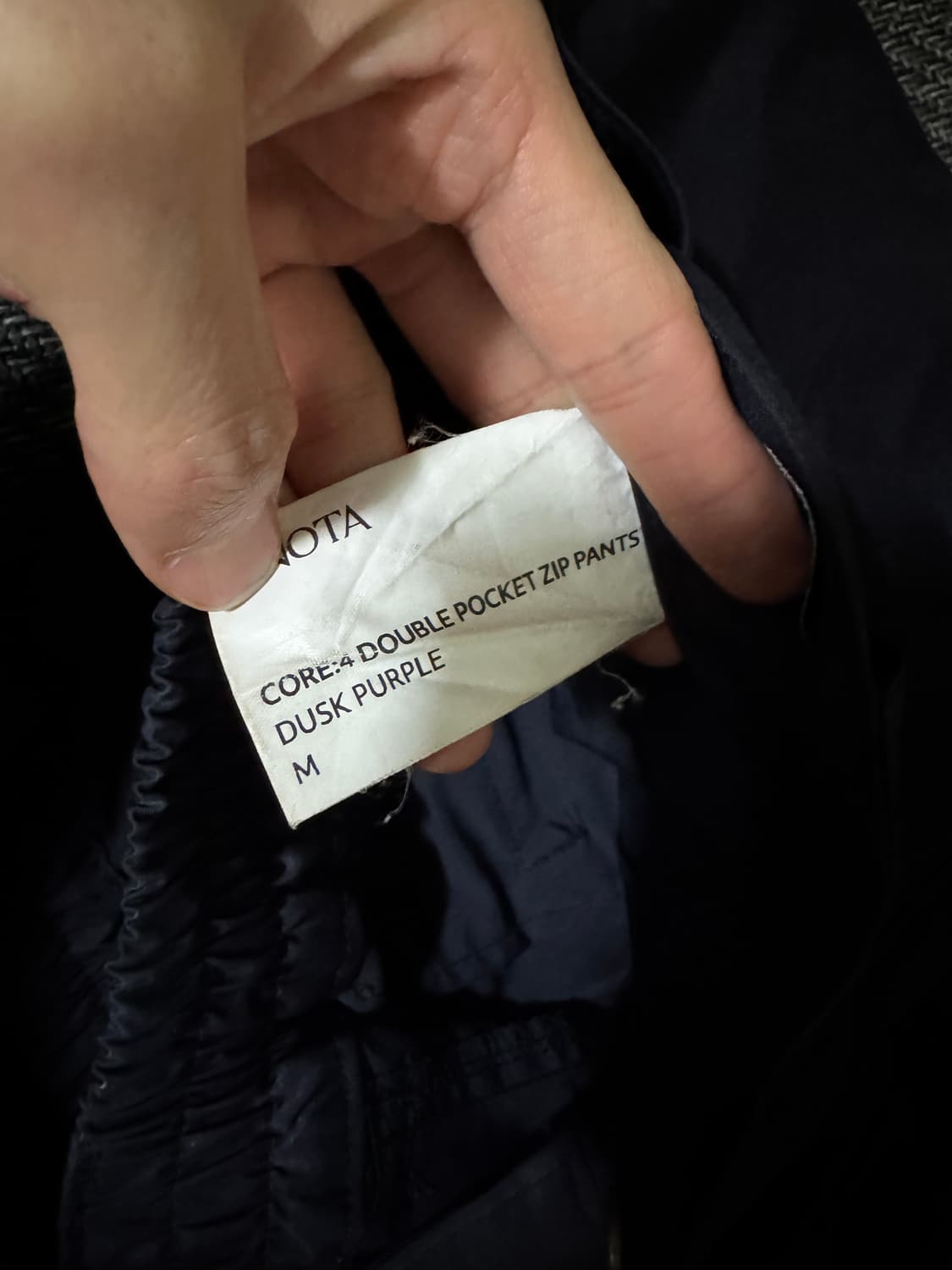 이그노타 core:4 DOUBLE POCKET ZIP PANTS  상품이미지10