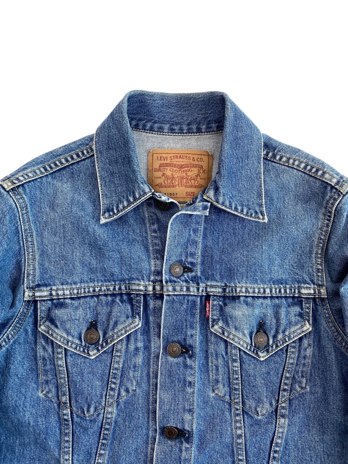 90‘s 리바이스 71557 Big E 데님 자켓 상품이미지4