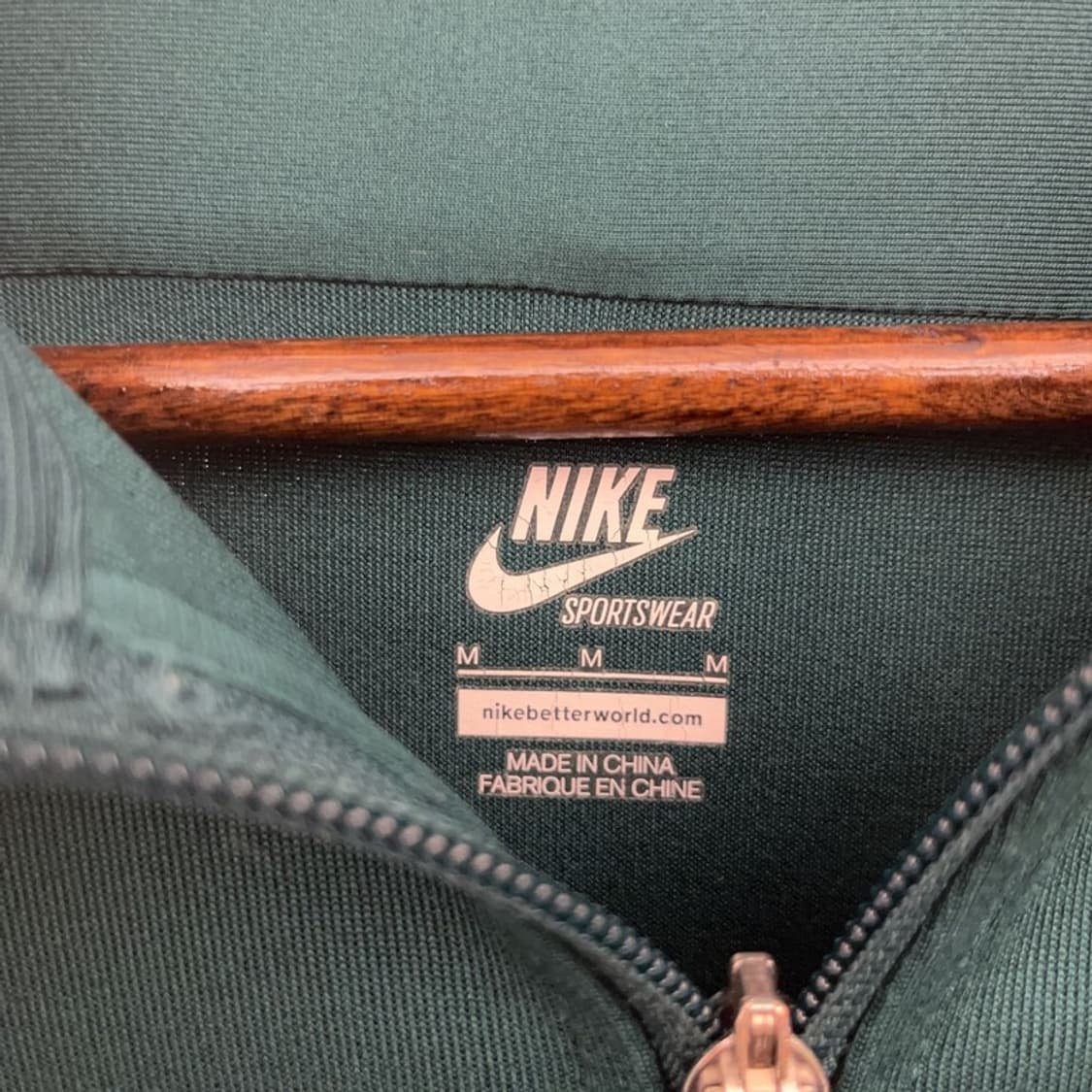 나이키 레트로 Y2K 90's 네온민트 슬림핏 져지 집업 M C09141 상품이미지5