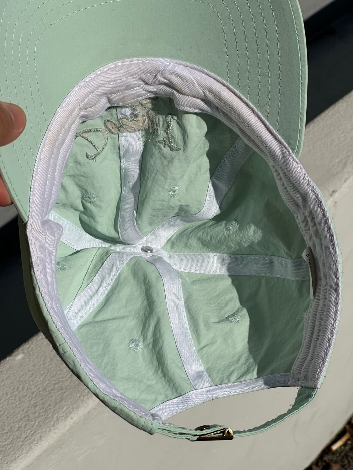 [F] 빈티지 로고 경량 민트 볼캡 모자 상품이미지5