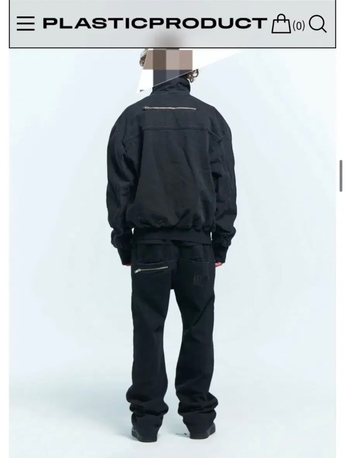플라스틱 프로덕트 자켓 블랙 M 상품이미지3