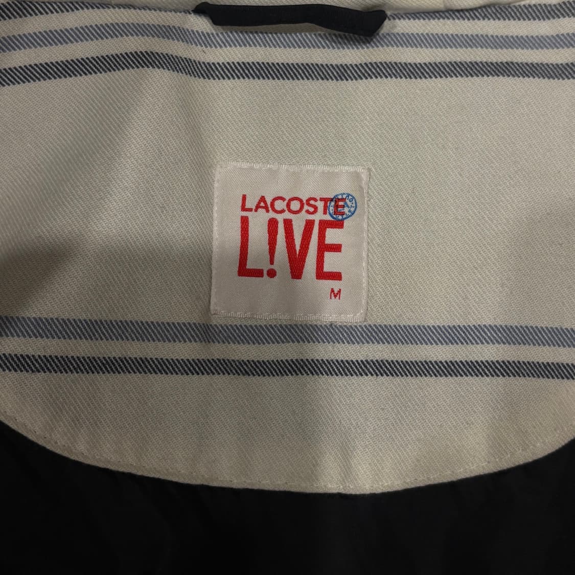 라코스테 vintage 라이브 후드 푸퍼 숏패딩 상품이미지2