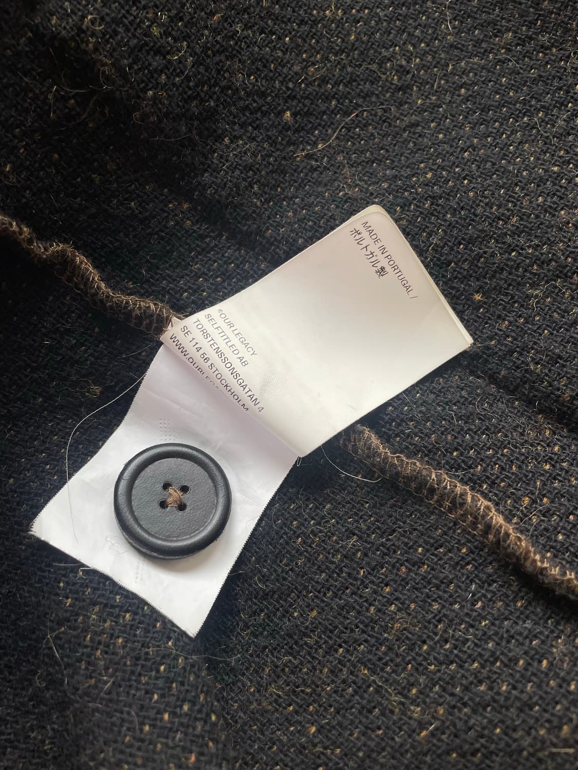 아워레가시 모헤어 가디건 올리브 52사이즈 상품이미지4