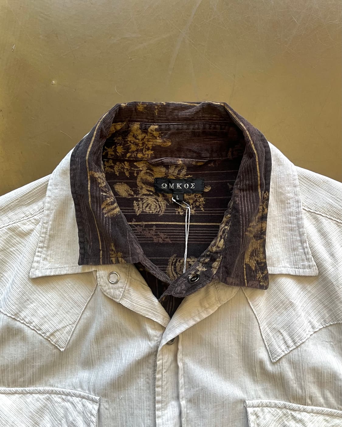 ΩMKOS Japanese 2-Layer Corduroy shirt 상품이미지4