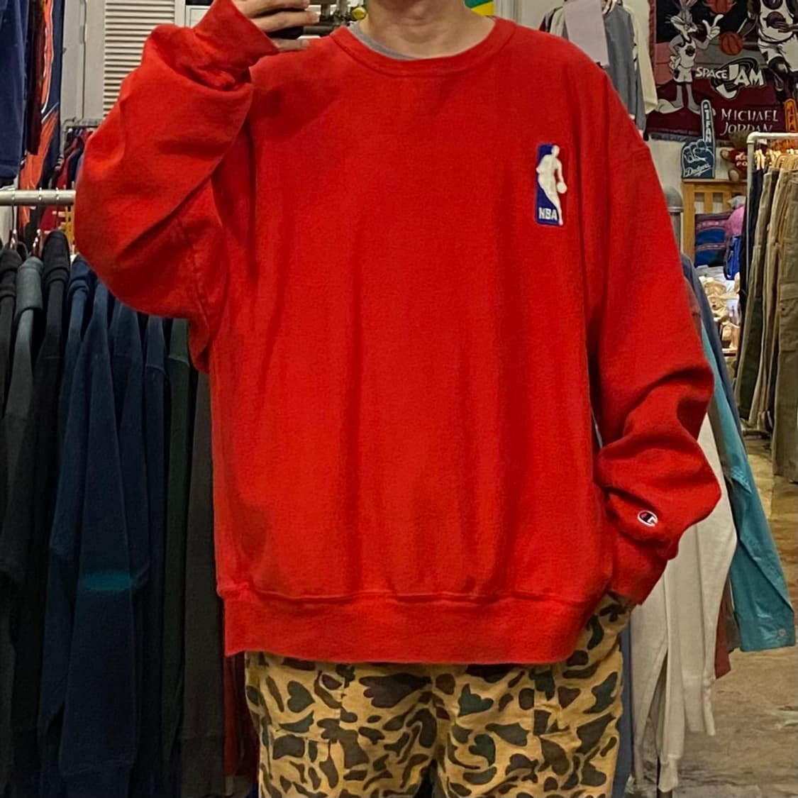 00s USA 챔피온 NBA 리버스위브 맨투맨 상품이미지1