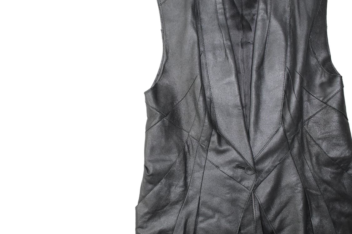  2000s Japan Made Leather Vest 상품이미지2