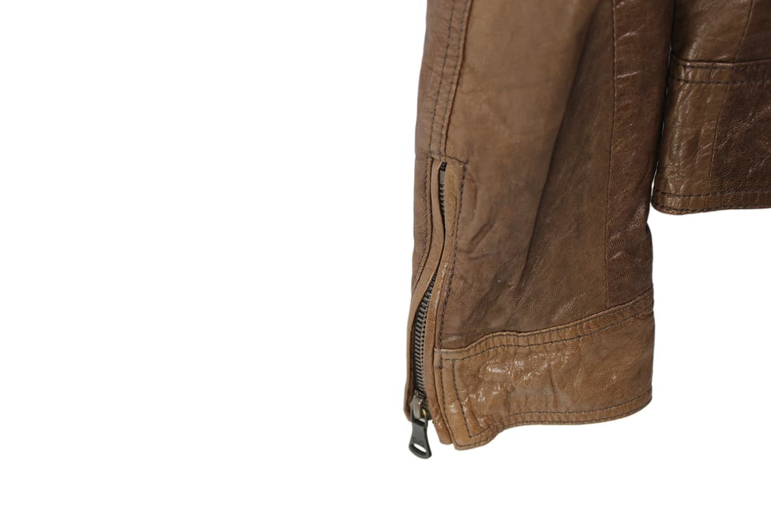 2000s Dolce & Gabbana 돌체앤가바나 고트스킨 레더자켓 상품이미지5