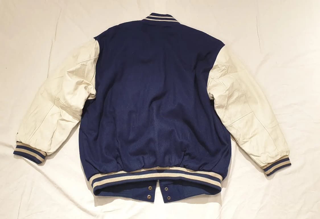 90s NHL뉴욕레인져스 레더 암 스타디움  점퍼 상품이미지2
