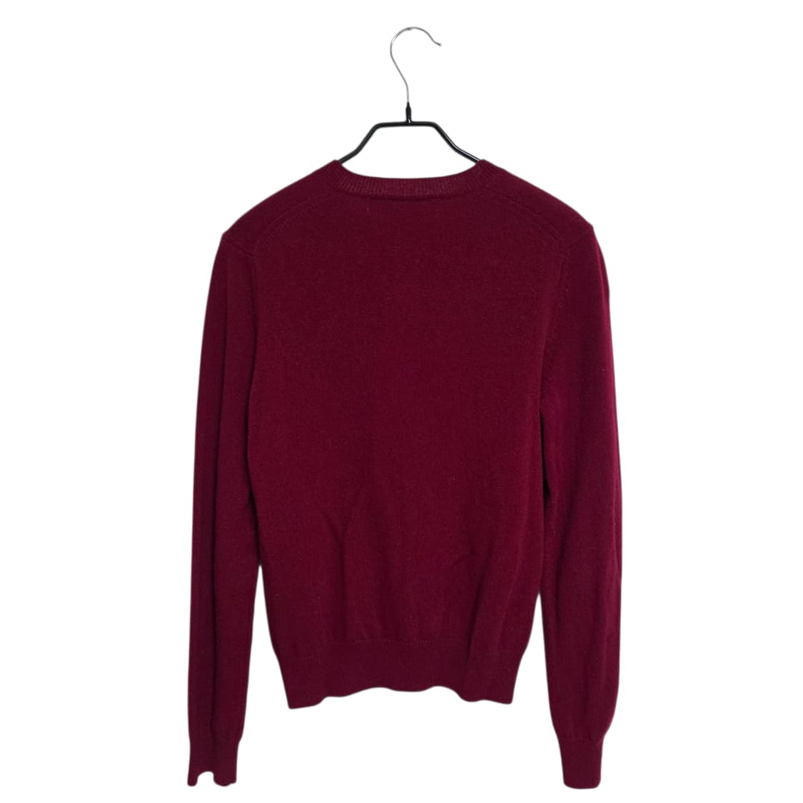 꼼데가르송 플레이 여성 라운드넥 가디건 버건디 상품이미지2