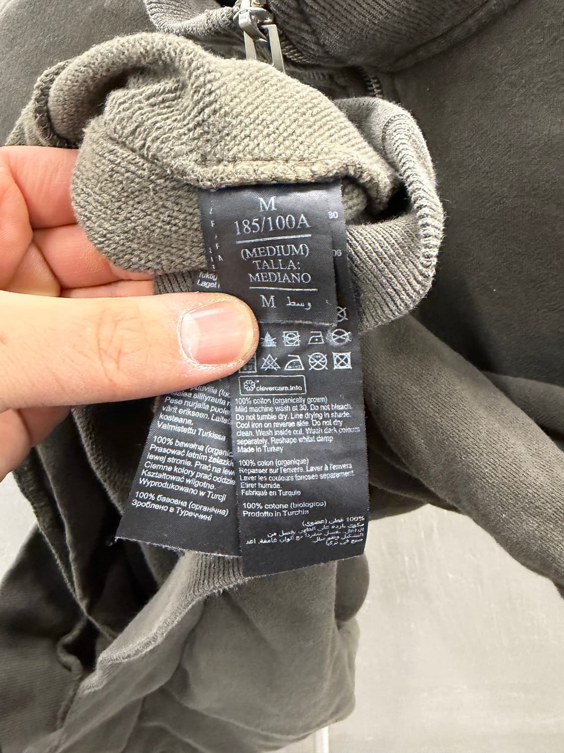 올세인츠 Raven 하프집업 M 상품이미지5