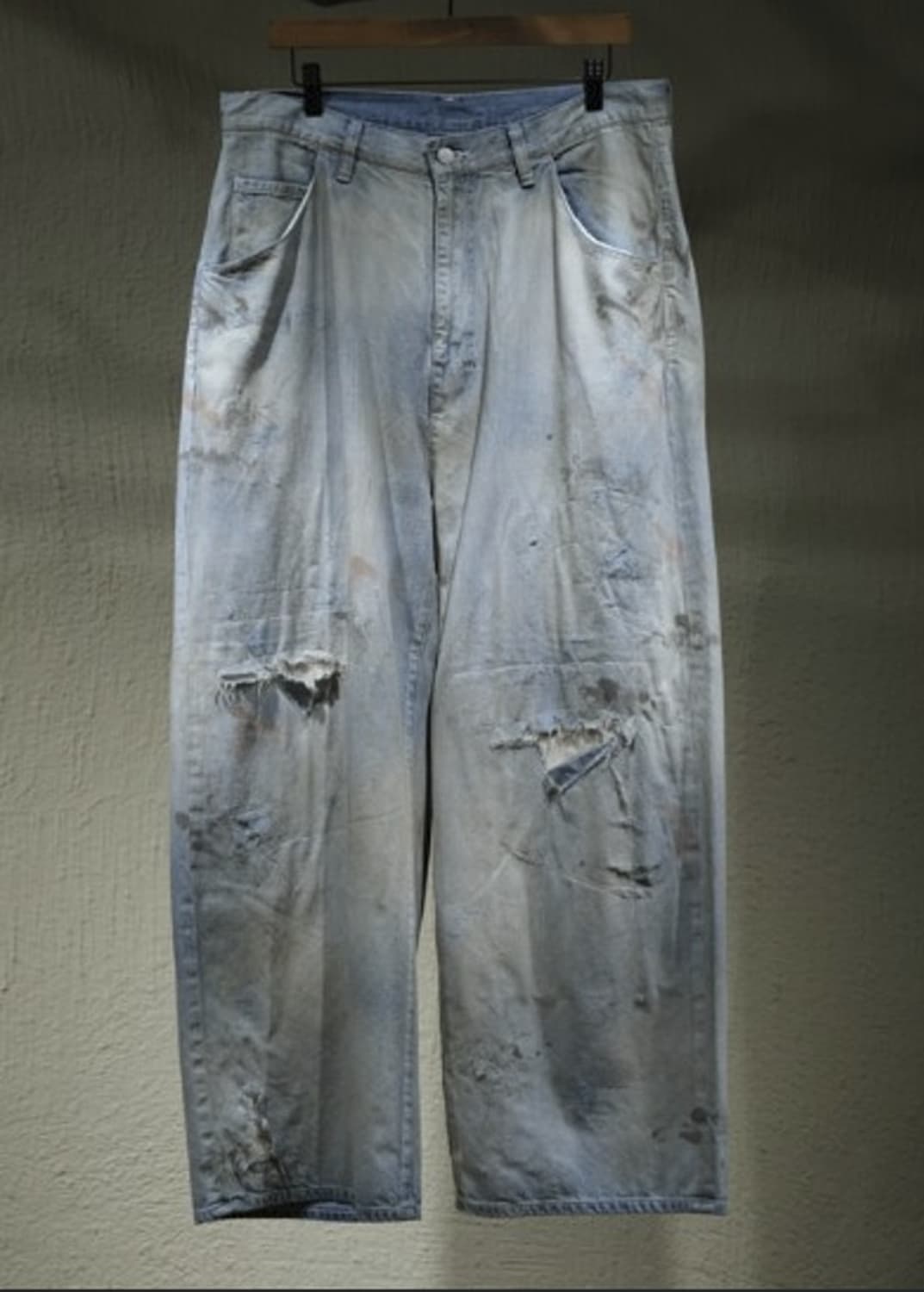 안셀름 #4 AGING01 PANTS - Indigo 상품이미지1