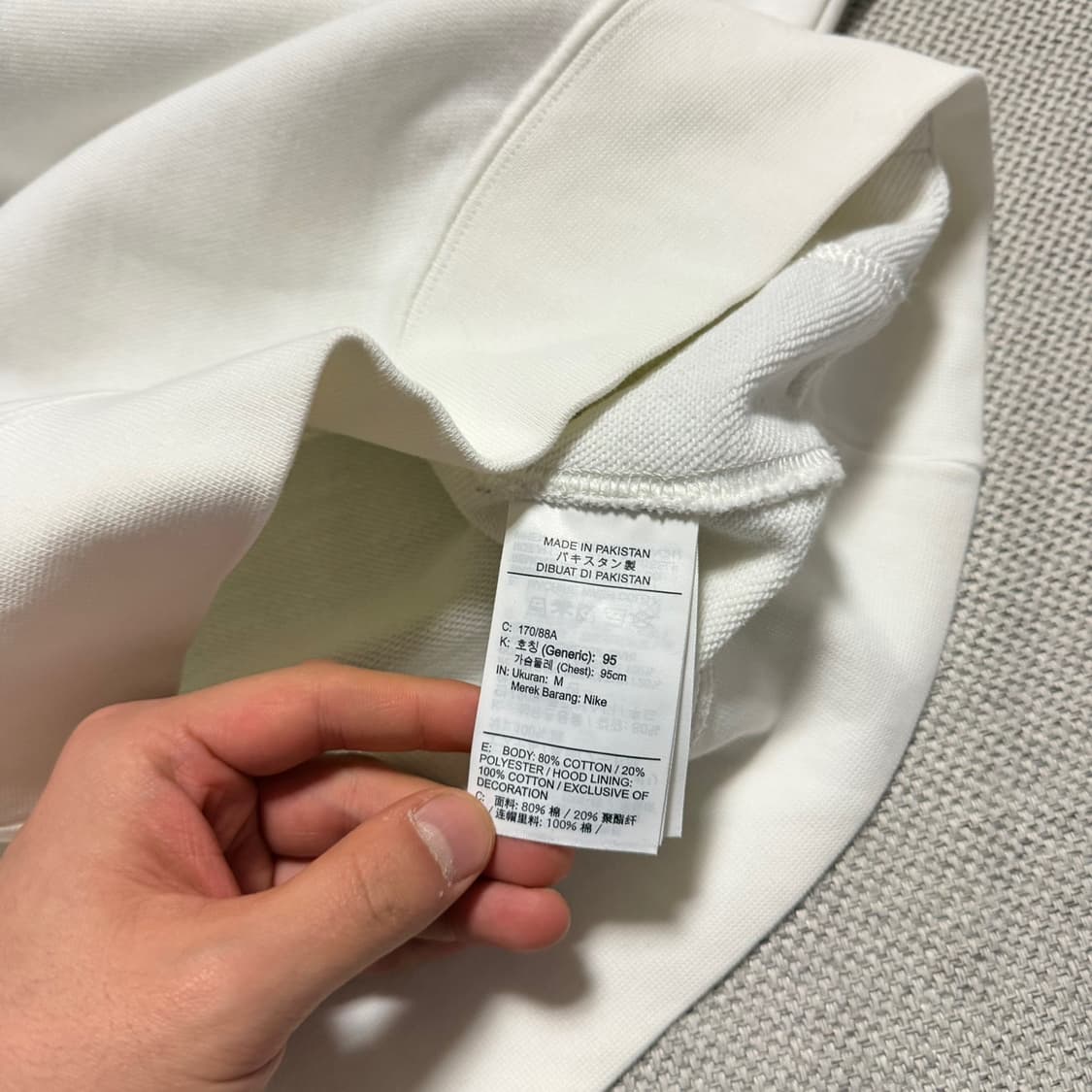 나이키 센터로고 후드티 상품이미지5