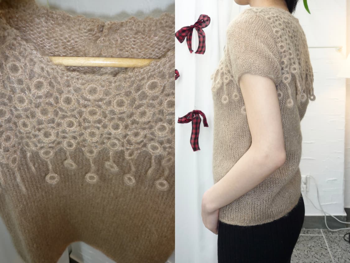 Whisper loop knit top 상품이미지1