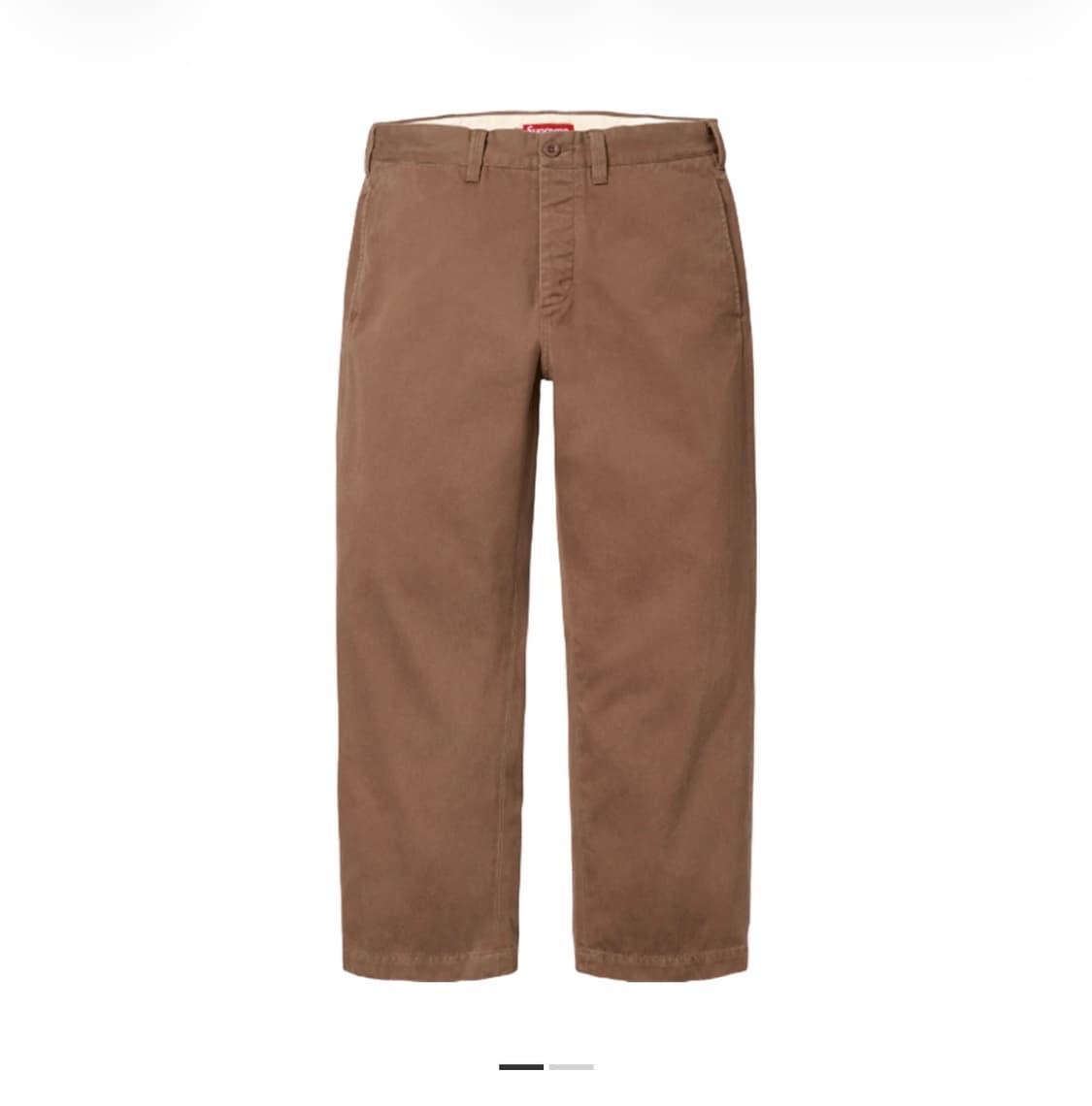 슈프림 25fw 핀업걸 치노팬츠 브라운 상품이미지2