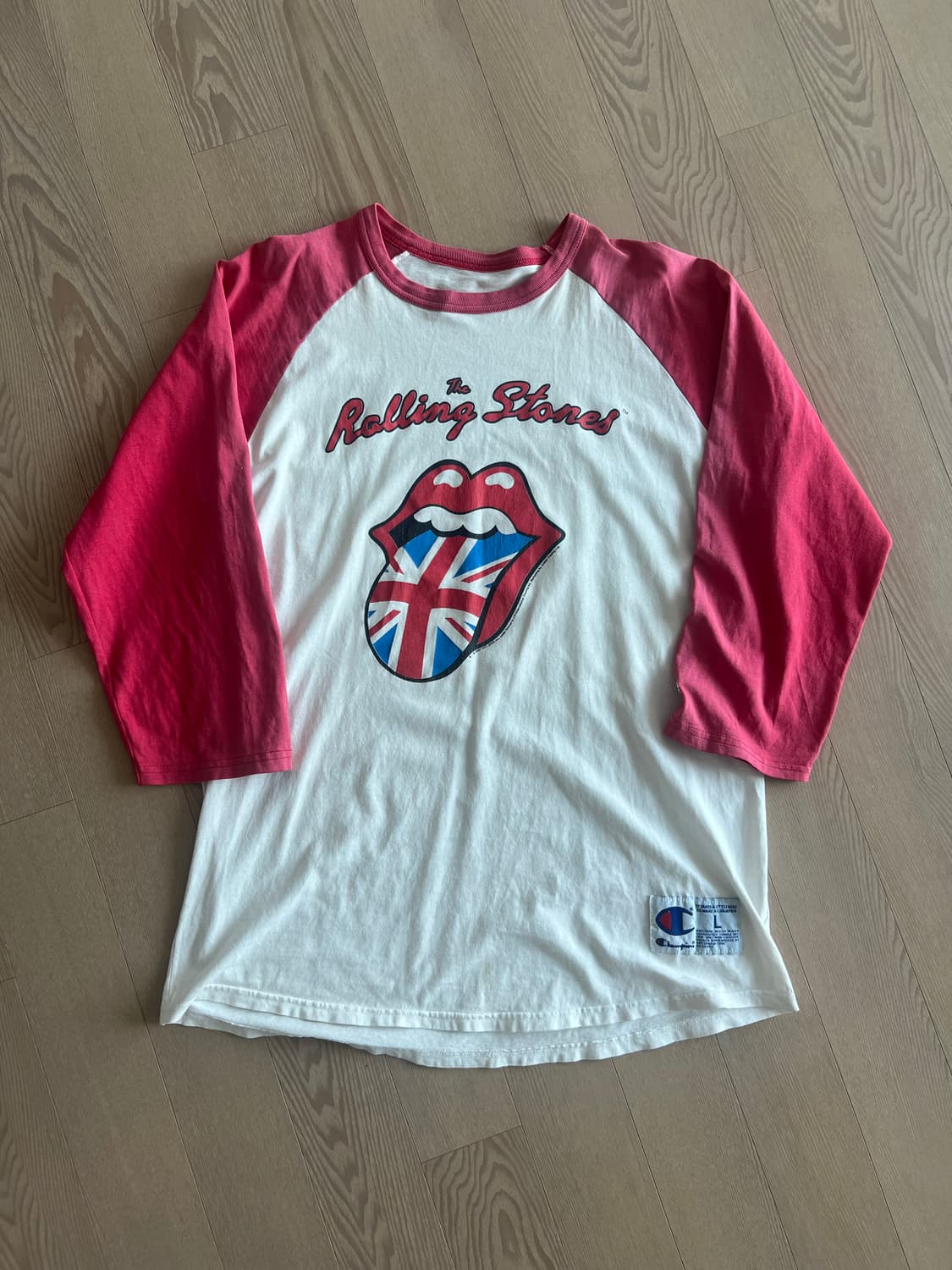 챔피온 롤링스톤즈 7부 티셔츠 L 상품이미지1