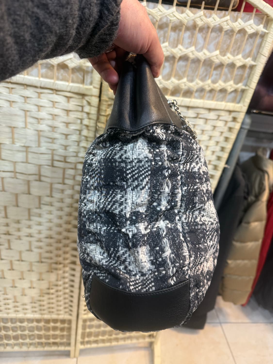 정품 샤넬 나일론 쇼퍼백 팝니다 상품이미지5